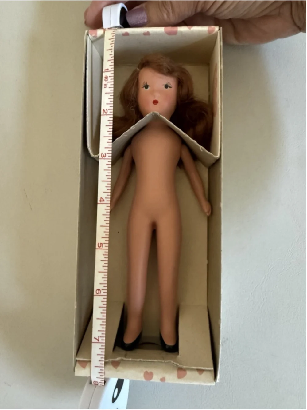 Vintage 1940s “Peg O’ My Heart” Doll by Kerr & Hinz – Miss Auburn – Original Box